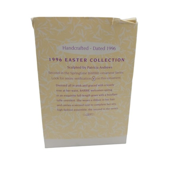 Hallmark Keepsake Ornament 1996 Springtime Barbie Collector Series w/ Box - Picture 3 of 8